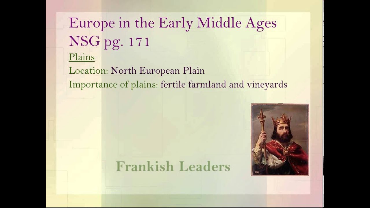 Europe in the early Middle Ages