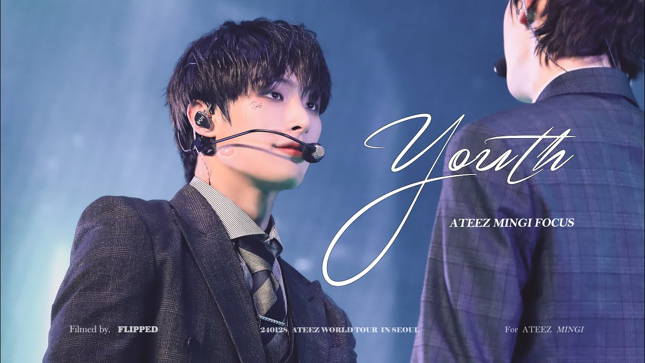 240128 TOWARDS THE LIGHT : WILL TO POWER IN SEOUL 서울콘 에이티즈 민기 - Youth 유스 직캠 | ATEEZ MINGI FANCAM