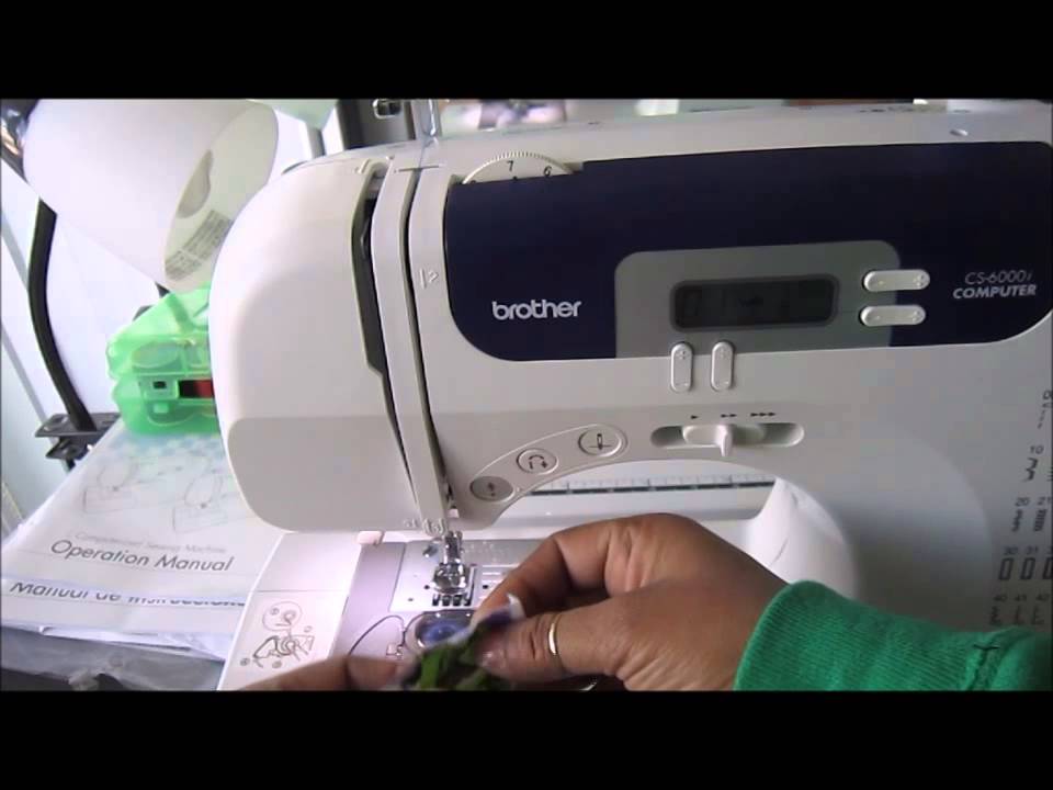 Brother CS6000i-Using your Gather Foot