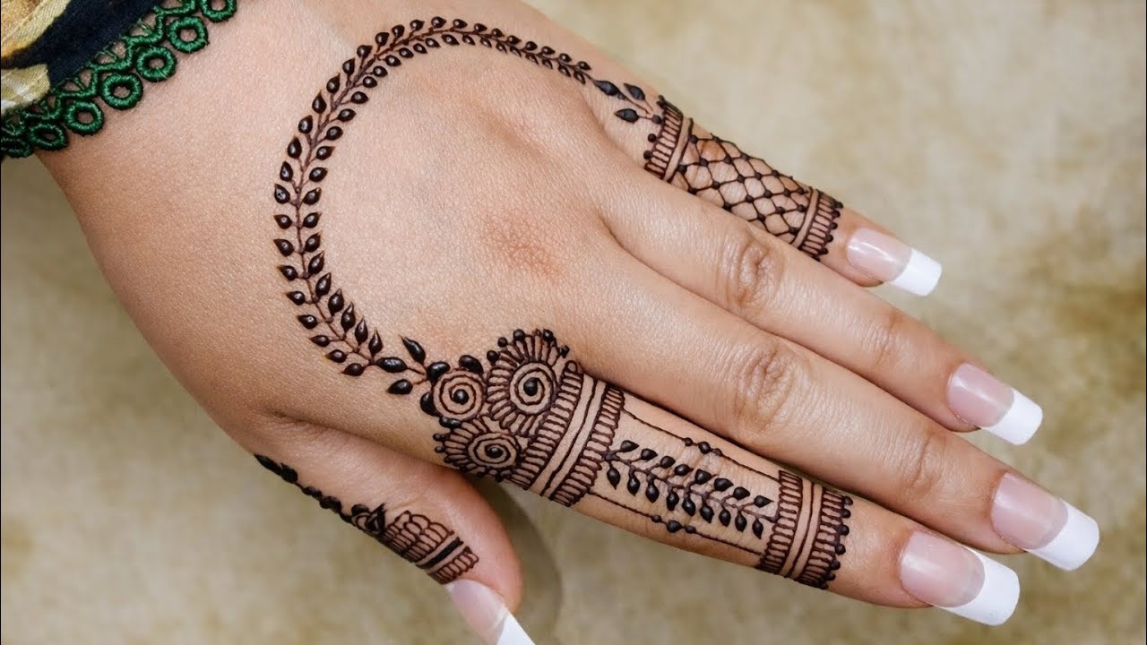 Latest Simple & Elegant Eid Mehndi Design 2026 | Stylish Back Hand Henna for Eid ✨🌙#eidmehndi #viral