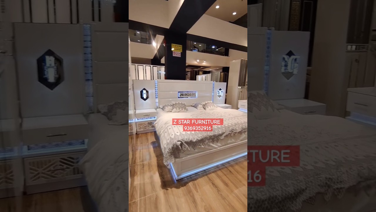 🔥LUCKNOW FURNITURE MARKET🔥|| 🏵️ LUXURY FURNITURE SHOWROOM (Z STAR FURNITURE)🏵️|| #furniture #bed
