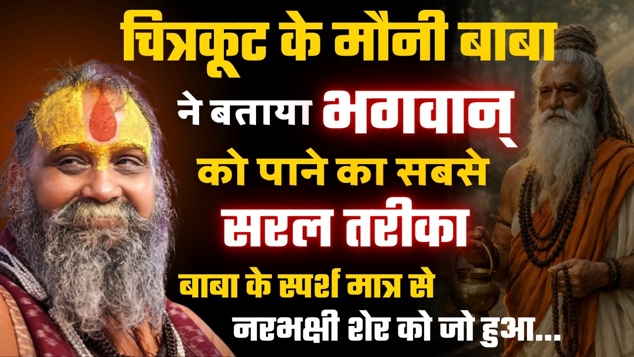 चित्रकूट के मौनी बाबा ने बताया भगवान् को पाने का सबसे सरल तरीका | श्री राजेंद्र दास जी महाराज