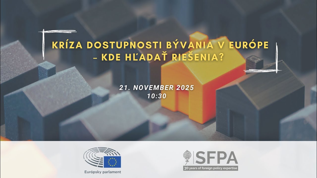 Kríza dostupnosti bývania v Európe – kde hľadať riešenia?
