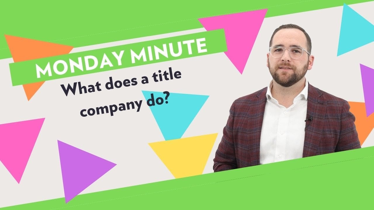 What do title companies do?