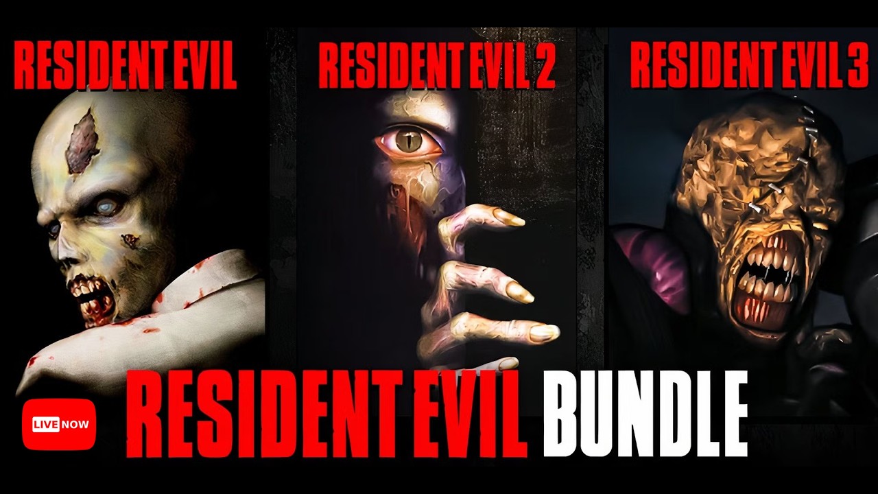[ 🔴 LIVE ]  Resident Evil  Classic  Trilogy  1-3  นับถอยหลังสู่ Requiem