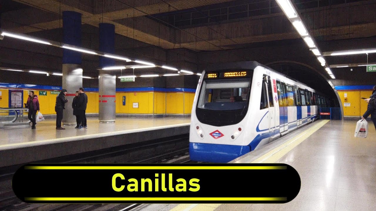 Metro Station Canillas - Madrid 🇪🇸 - Walkthrough 🚶