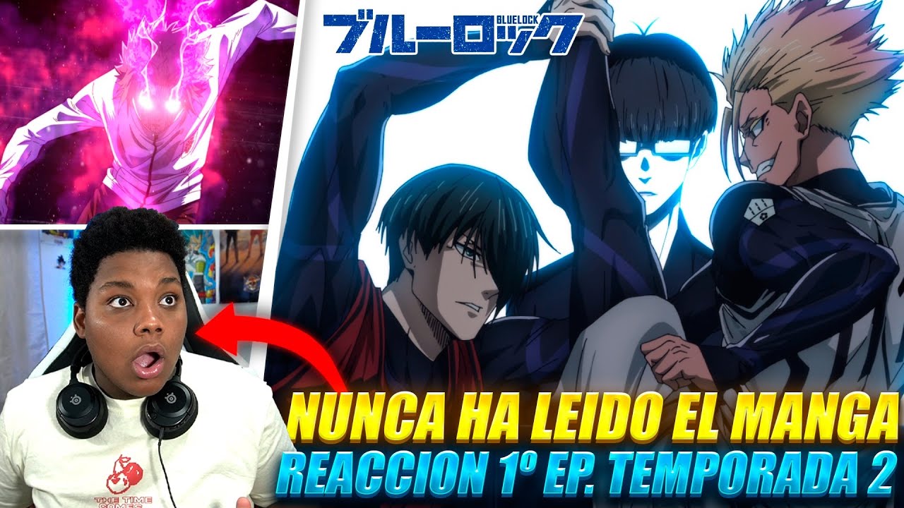 FAN DEL ANIME de BLUE LOCK REACCIONA POR PRIMERA VEZ A LA TEMPORADA 2 CAPITULO 1 DE BLUE LOCK