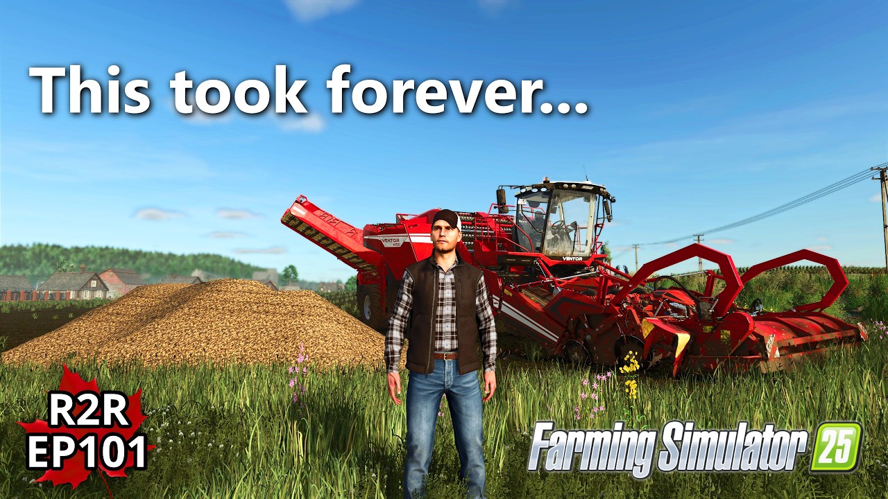 This Harvest Almost Broke Me - Rags to Riches EP101 - Farming Simulator 25