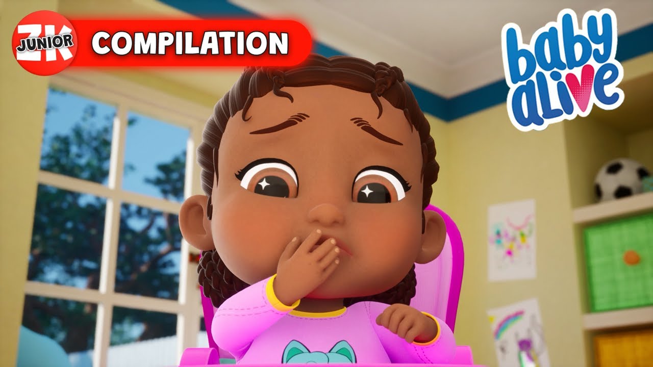 Tilly's Disgusting Lunch! 🤢 Baby Alive | Episode Compilation | ZeeKay Junior