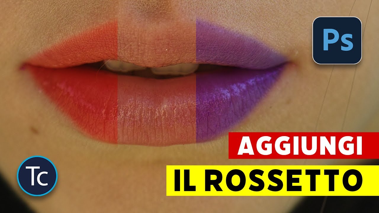 Metodo veloce per aggiungere il ROSSETTO in Photoshop