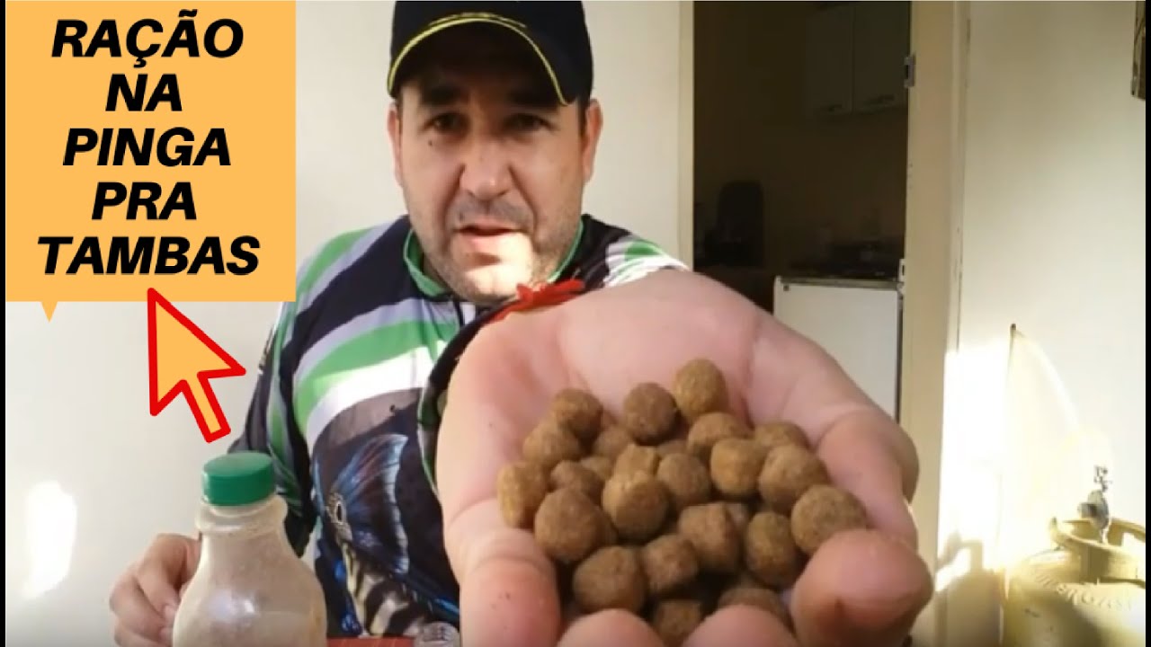 RAÇÃO NA PINGA PRA TAMBAS - MELHOR ISCA DE SUPERFÍCIE