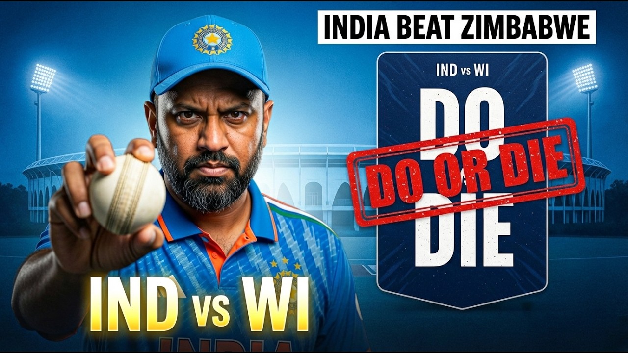 IND vs ZIM | FULL MATCH ANALYSIS | T20 World Cup 2026 | Knockout against WI on SUNDAY