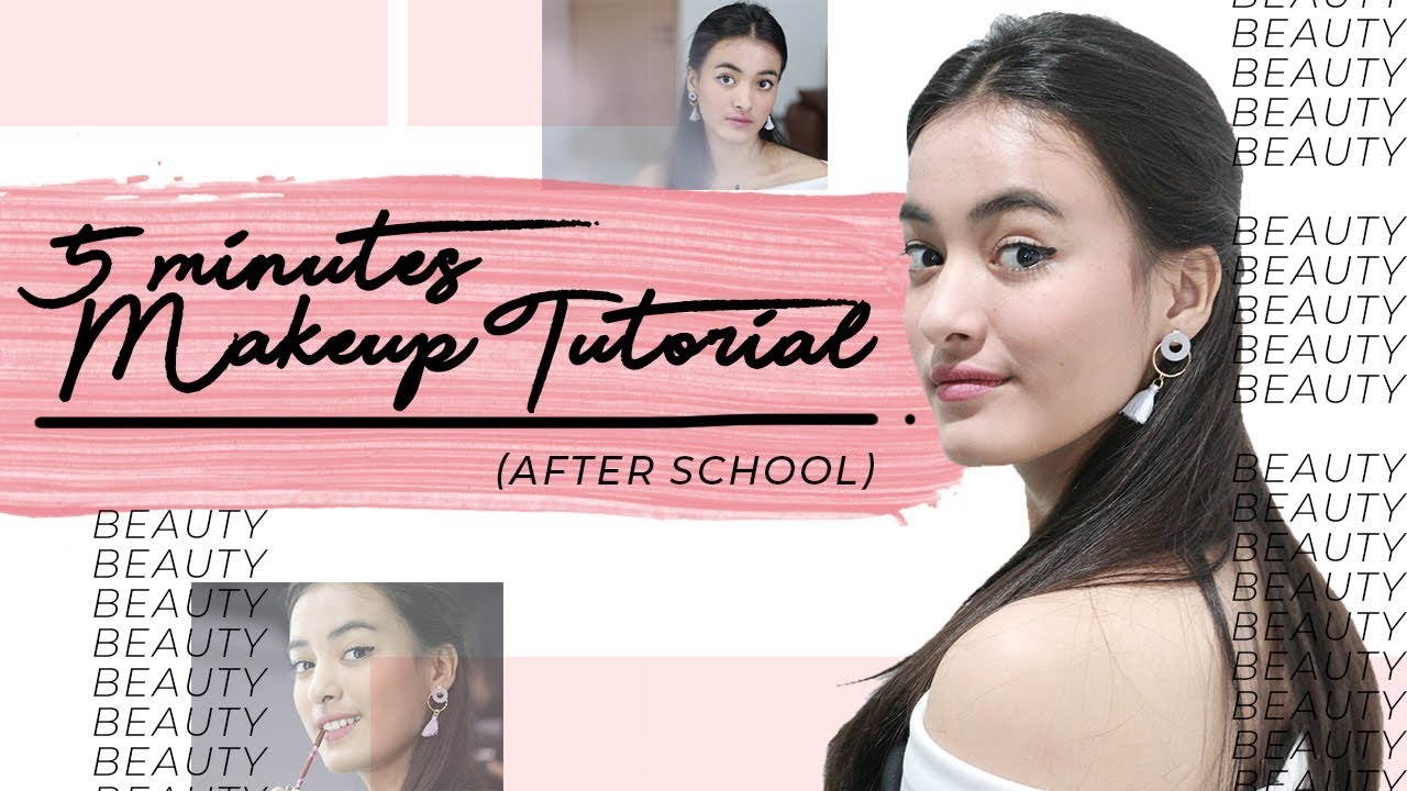 Mawar de Jongh - 5 Minutes Makeup Tutorial | AFTER SCHOOL