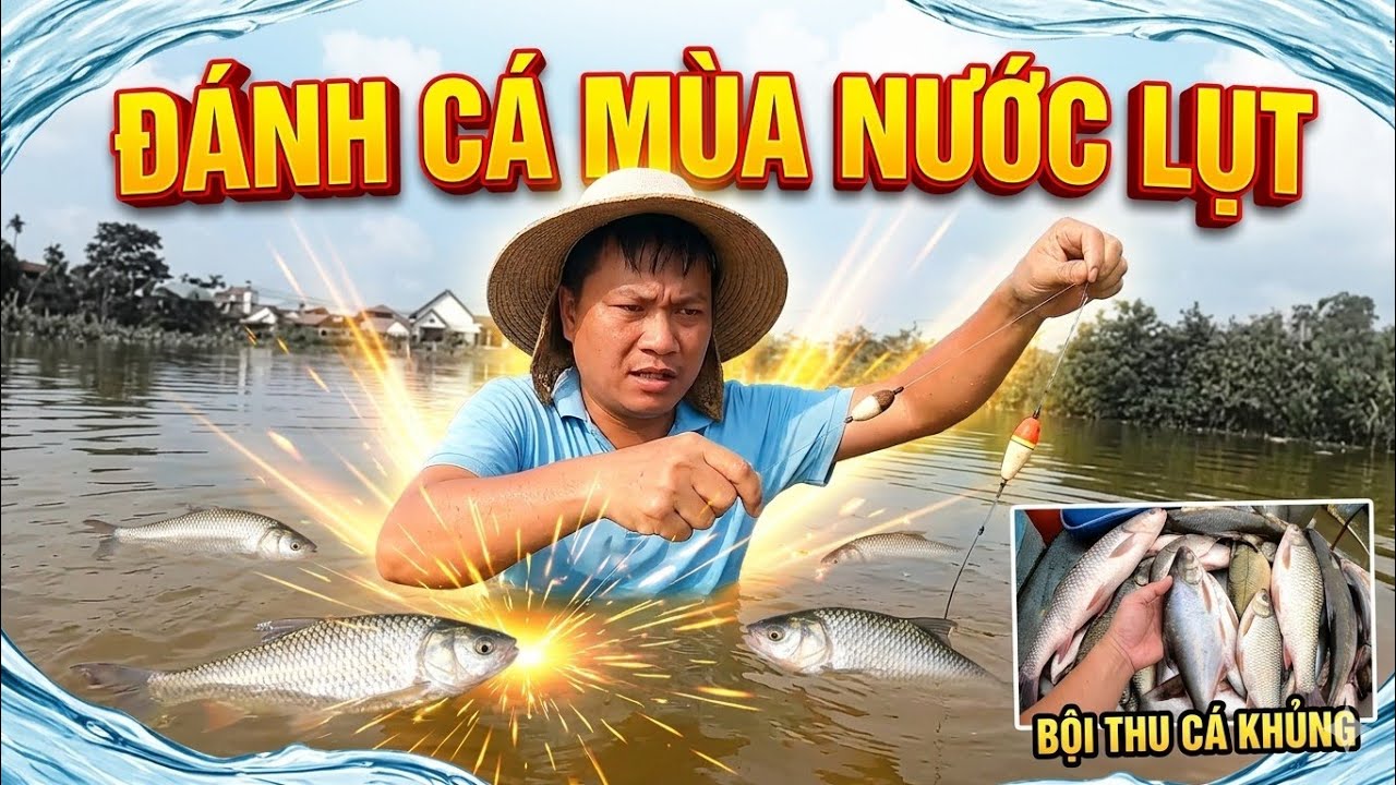 Bắt cá mùa bão lũ lụt