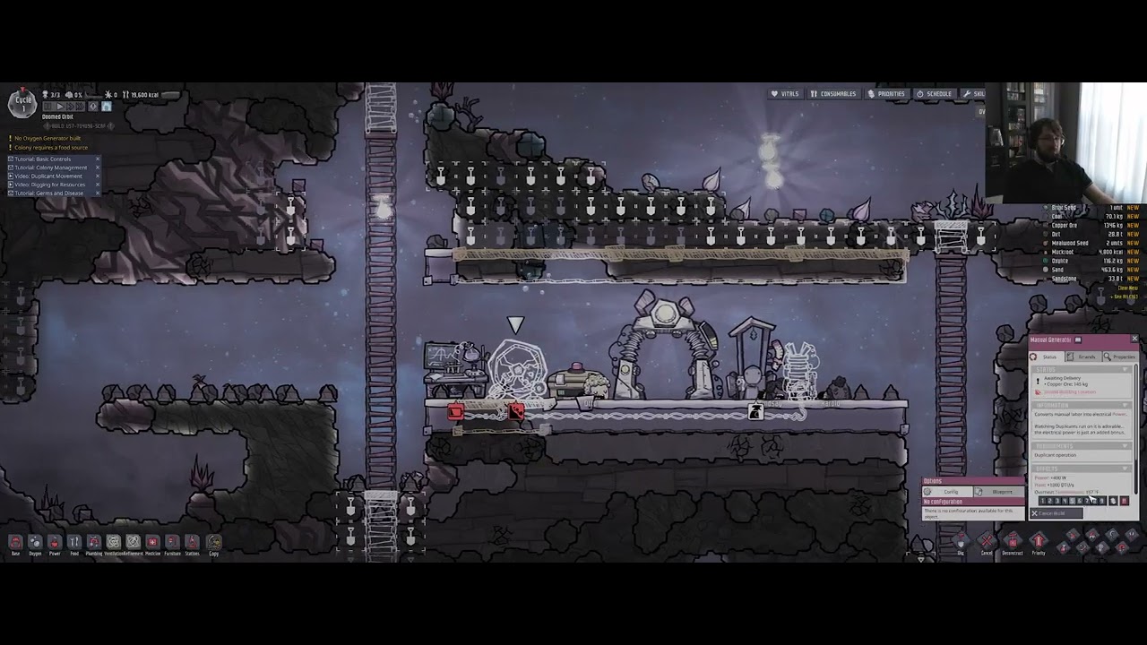 Oxygen Not Included DLC Scramble. Starting Out With Only One Drowning In This Episode! Huge Success!