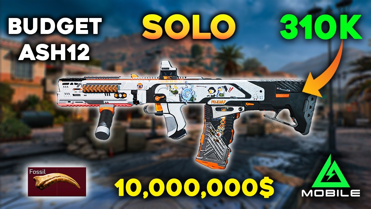 (Solo) This budget 2-Shot Ash-12 Is BROKEN ! Best Money Maker Build | Delta Force Mobile