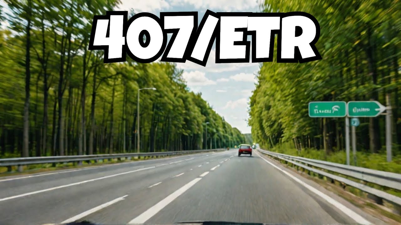 Driving On Highway 407 Express Toll Route Eastbound🇨🇦