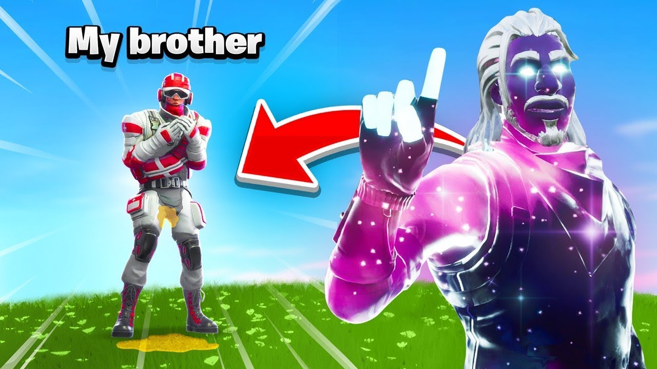 So I found my brother In Fortnite and then this happened