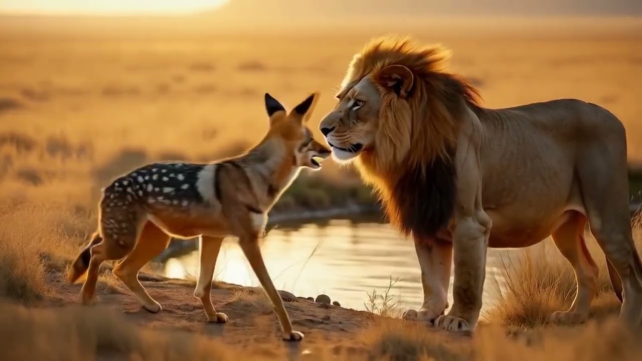 The Clever Jackal and the Foolish Lion - A Namibian Folktale (Oshiwambo)