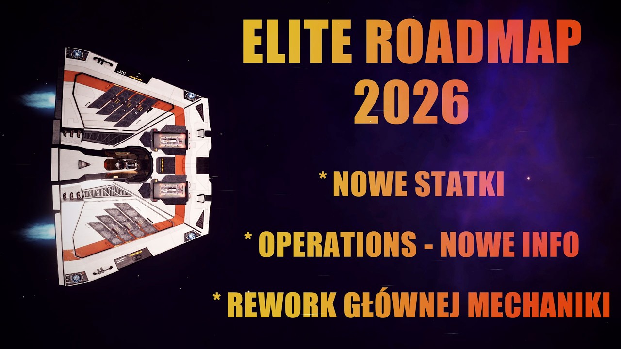 ELITE ROADMAP 2026 | Nowe Statki | Nowy Content | 🚀 Strzał z Lasera #40 | #EliteDangerous #news