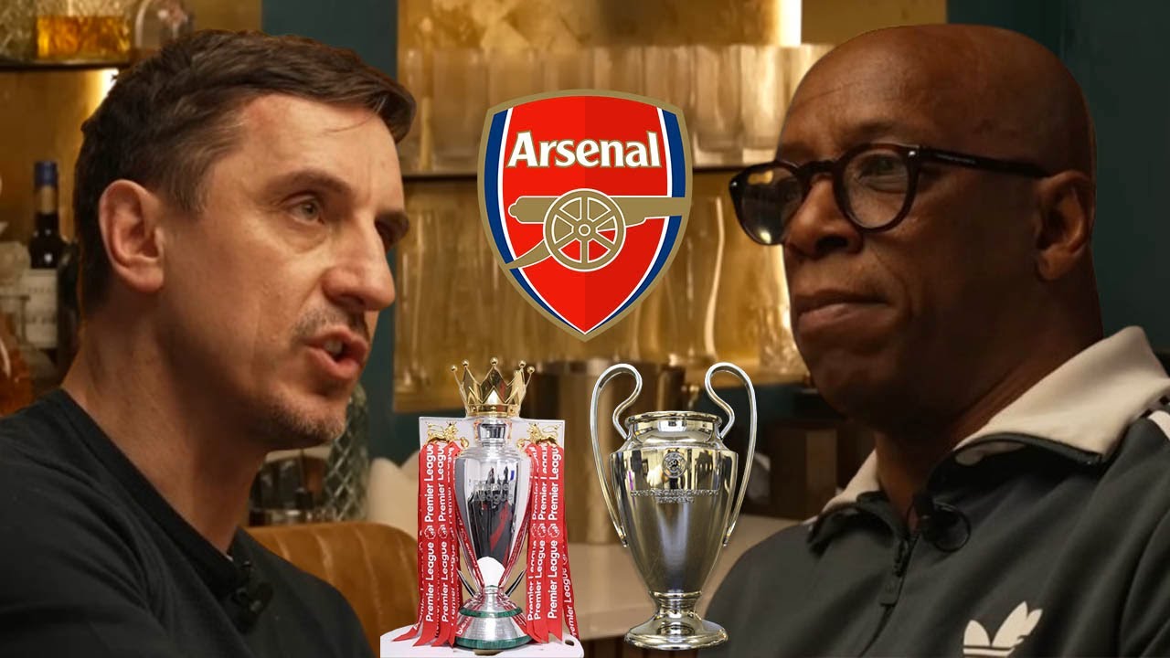 Arsenal Could Win Both The Champions League And The Premier League?🏆 Ian Wright Gary Neville Review
