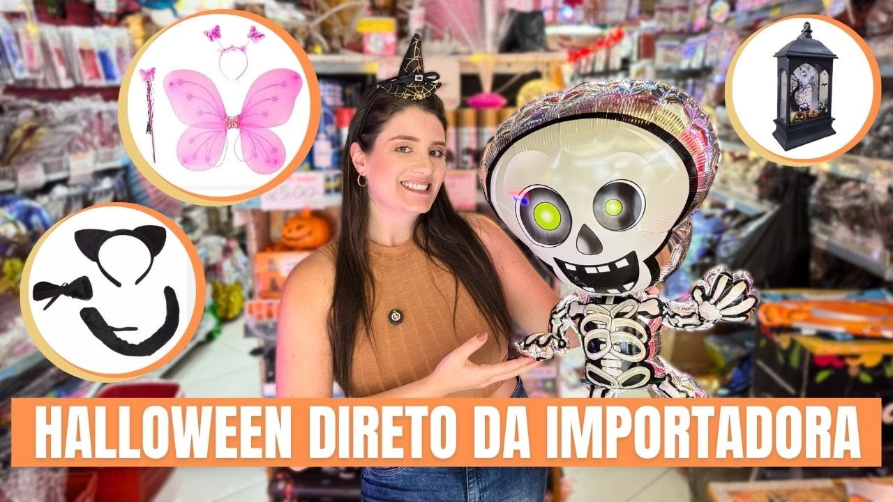 HALLOWEEN NA 25 DE MARÇO - ACESSÓRIOS E BALÕES DE HALLOWEEN DIRETO DA IMPORTADORA - JMS PRESENTES