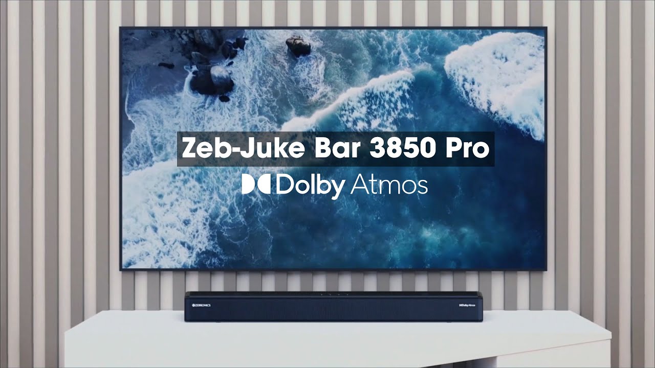 Dolby Soundbar  - Zeb Juke Bar 3850 Pro Dolby Atmos | Zebronics