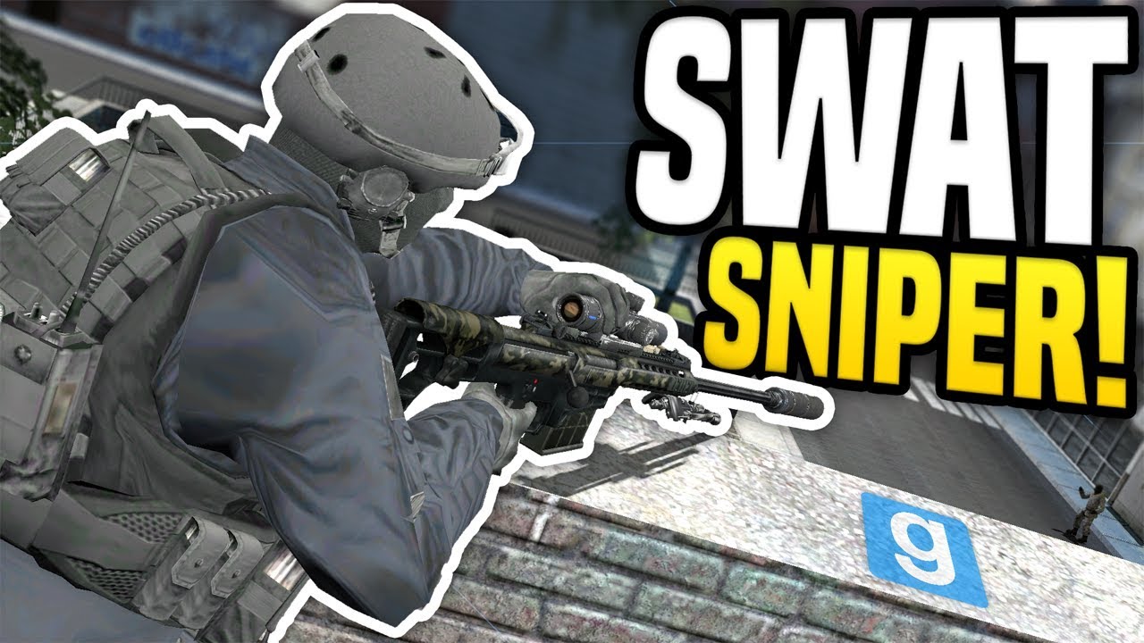 СНАЙПЕР SWAT - Gmod DarkRP | Обеспечиваем прикрывающий огонь!