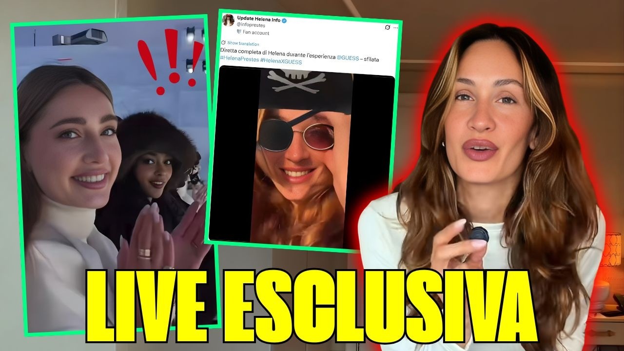 Helena Prestes in diretta Guess: cosa è successo davvero durante l’evento?