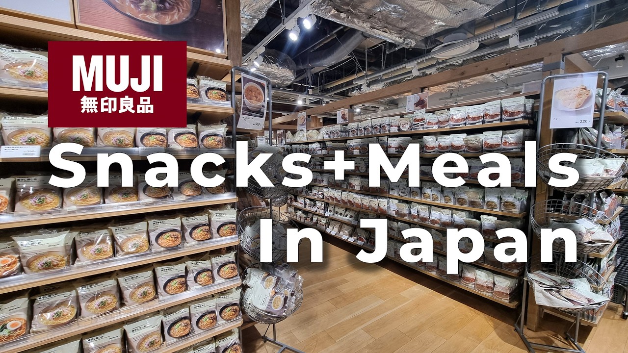 MUJI Food Prices in Japan, Snacks + Instant Meals (Price Walk)