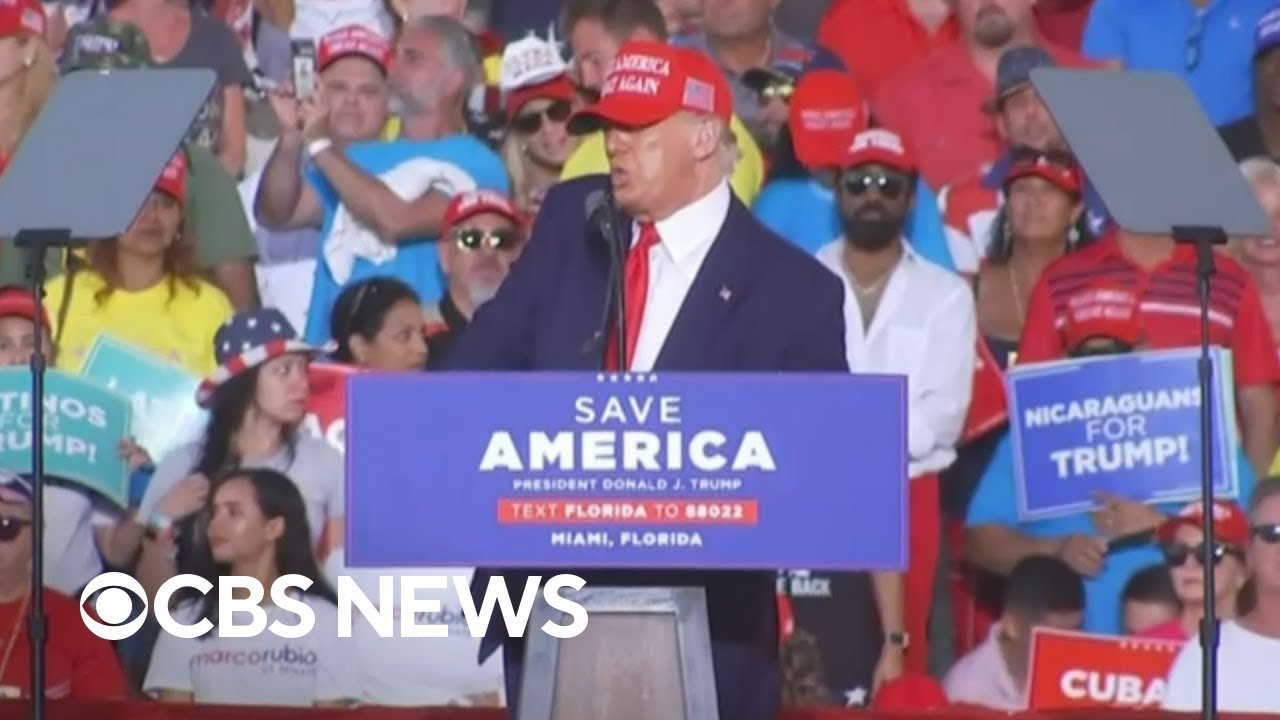 Trump uses midterm rallies to hint at 2024 presidential campaign announcement