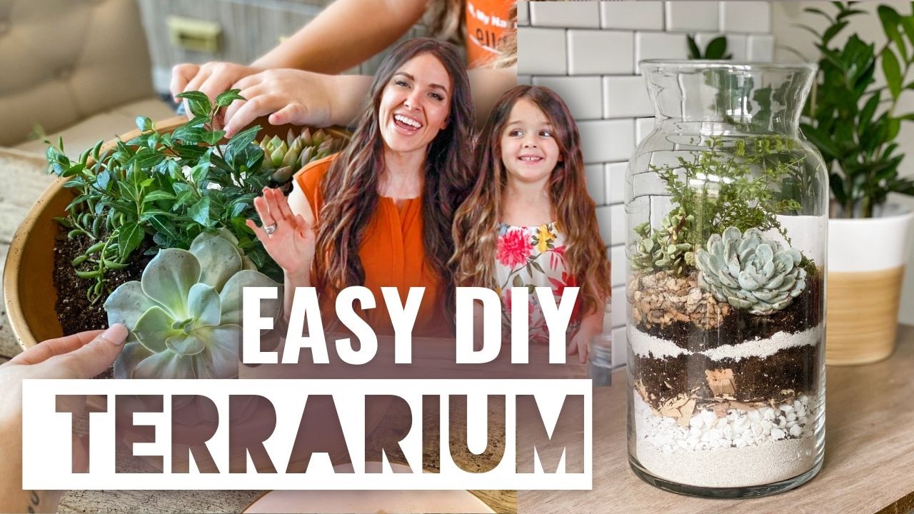 DIY Terrarium Lamp | How to Make a Terrarium in a Jar (Easy!)