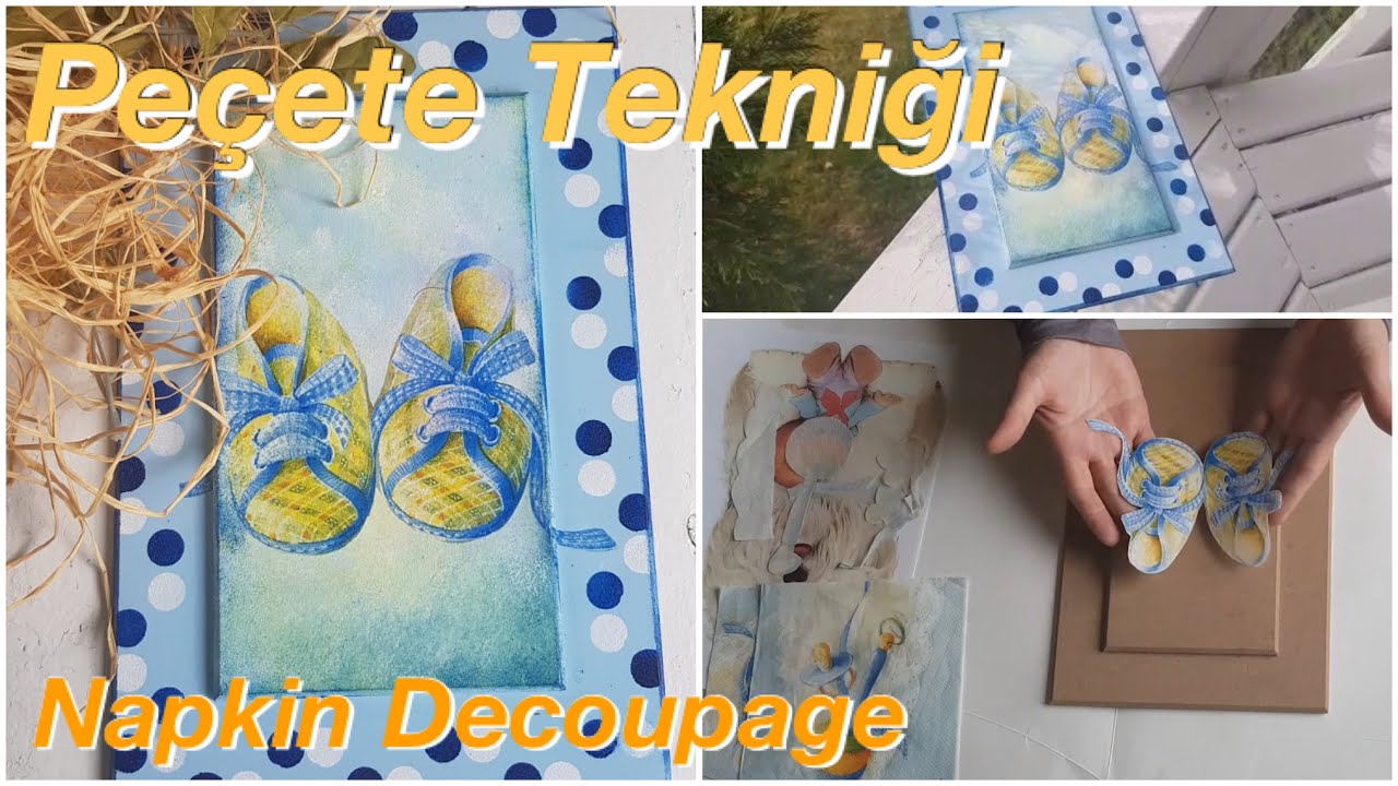 Peçete Dekupaj Tekniği Nasıl Yapılır? | Napkin Decoupage