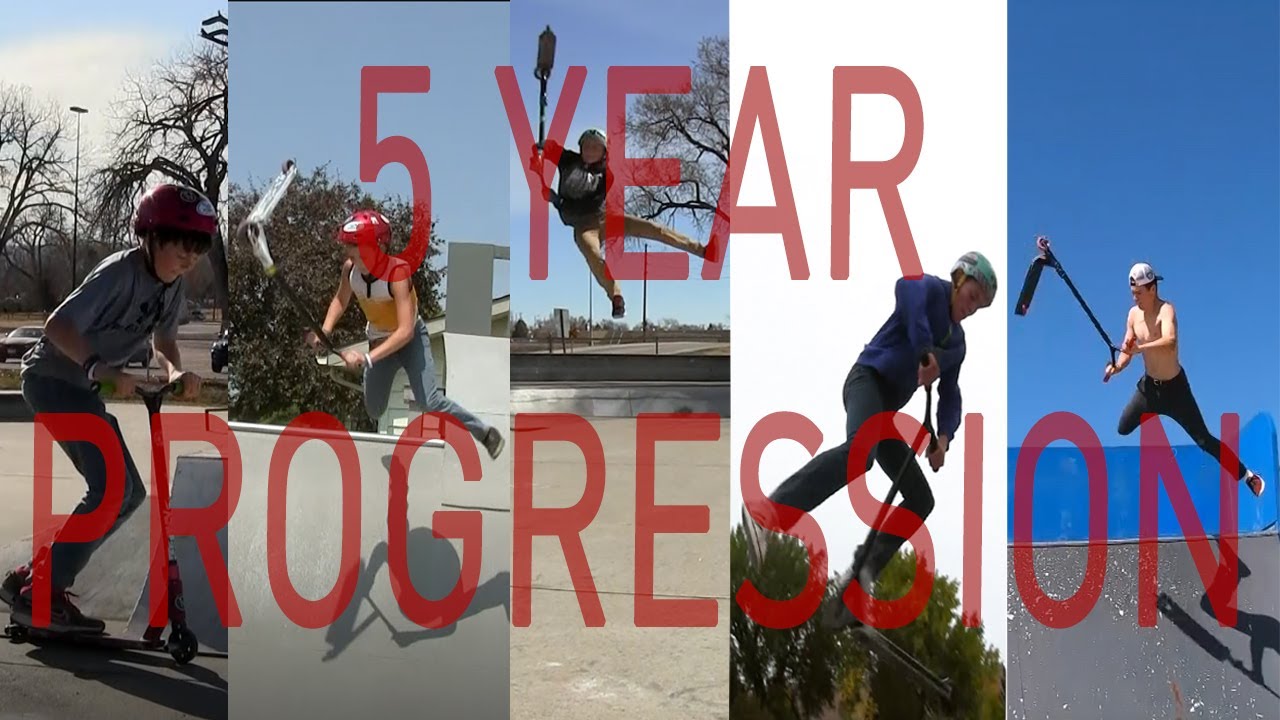 TY SMITH 5 YEAR SCOOTER PROGRESSION!
