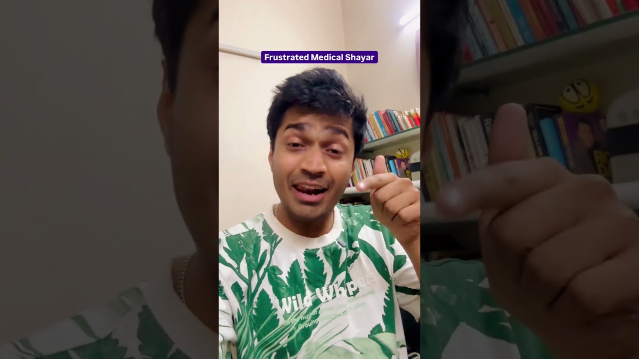 POV: Medical student became a shayar after the 2026 paper leak.