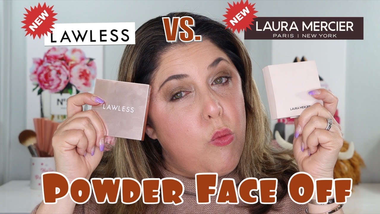 POWDER FACE OFF! New Laura Mercier vs Lawless Setting Powders!