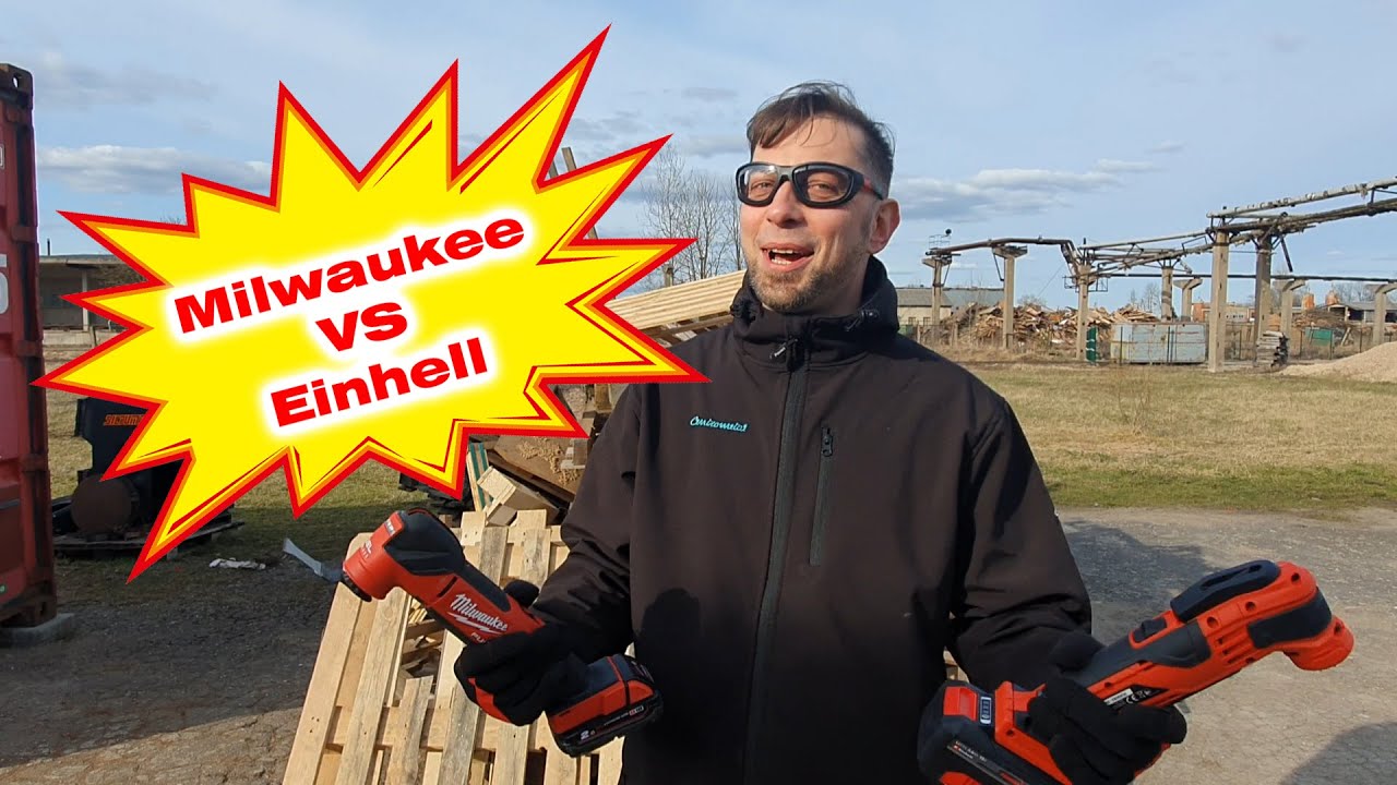 Milwaukee M18 FUEL VS Einhell VARRITO 18V | Multi-Tool | Многофункциональный инструмент | Testējam!