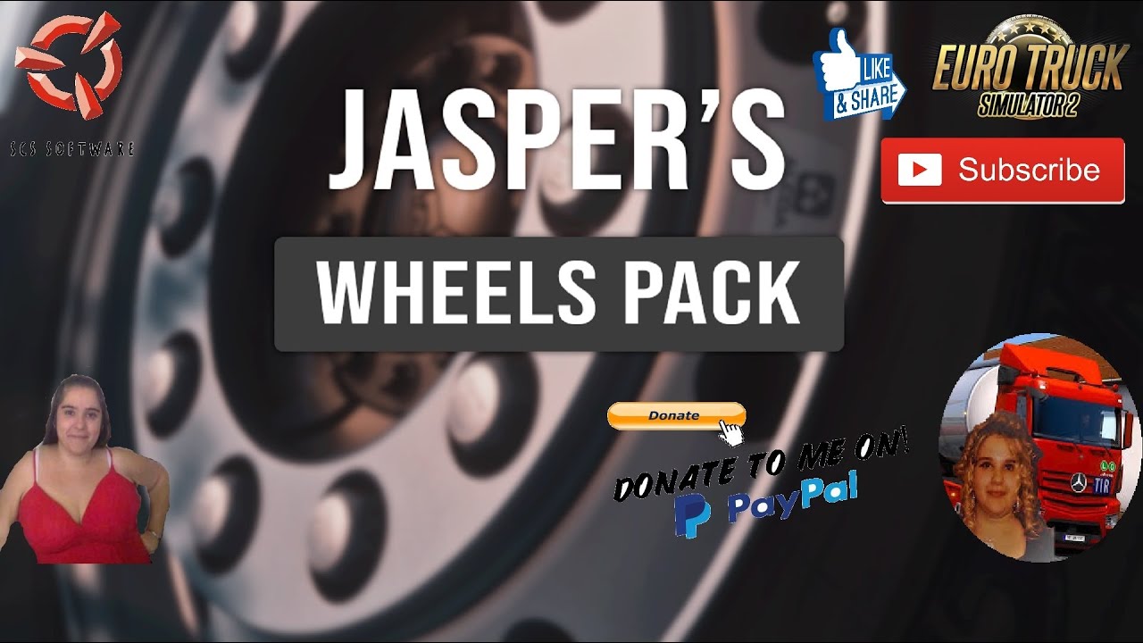 Euro Truck Simulator 2 (1.43) Jasper's Wheels Pack v2.0 New Version[1.43] + DLC's & Mods