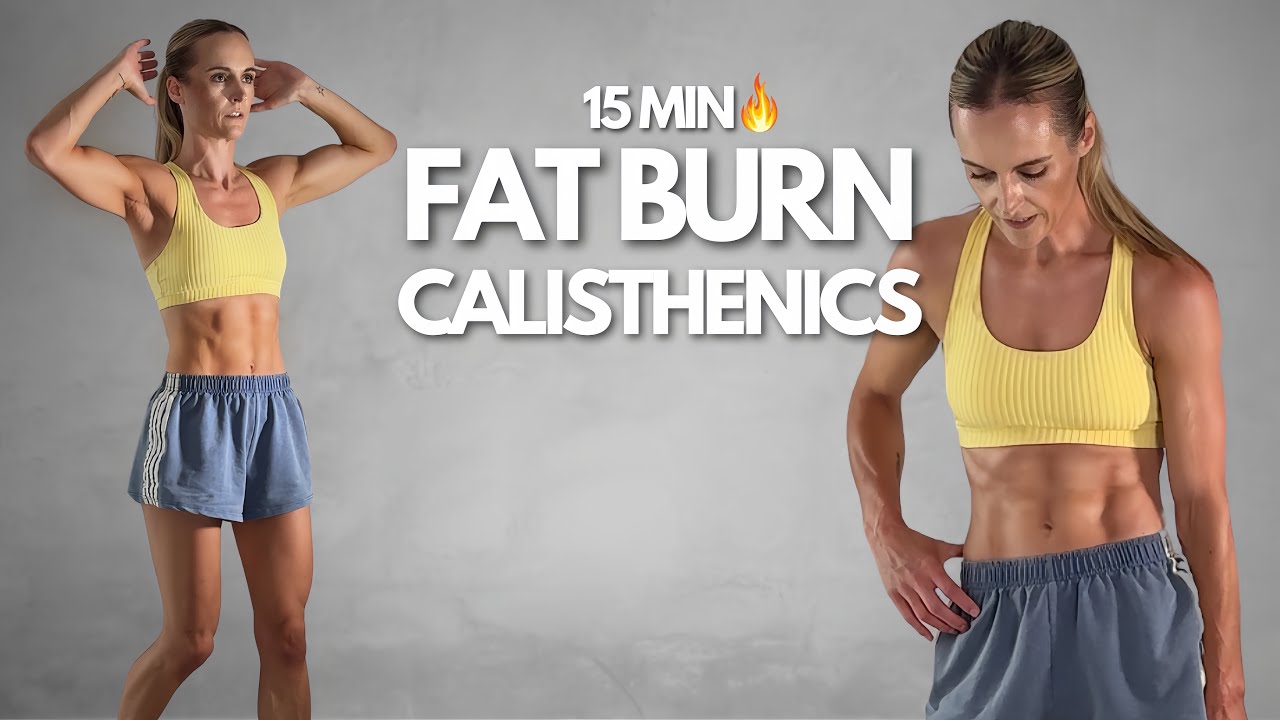 15 MIN FAT BURNING CALISTHENICS WORKOUT At Home | Bodyweight Only
