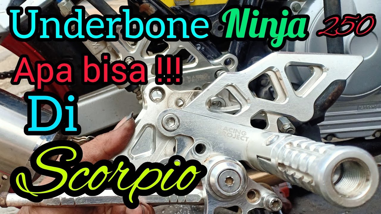 CARA MUDAH PASANG UNDERBONE || CARA MEMASANG FOSTSTEB UNDERBONE