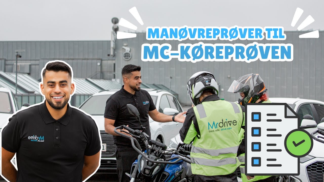 Manøvreprøver til MC Køreprøve