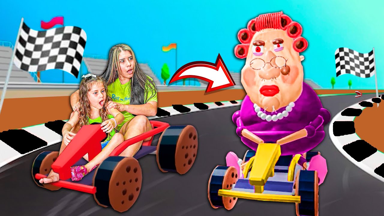EU E MINHA IRMÃZINHA TIVEMOS QUE FUGIR DA VOVÓ MALVADA!!