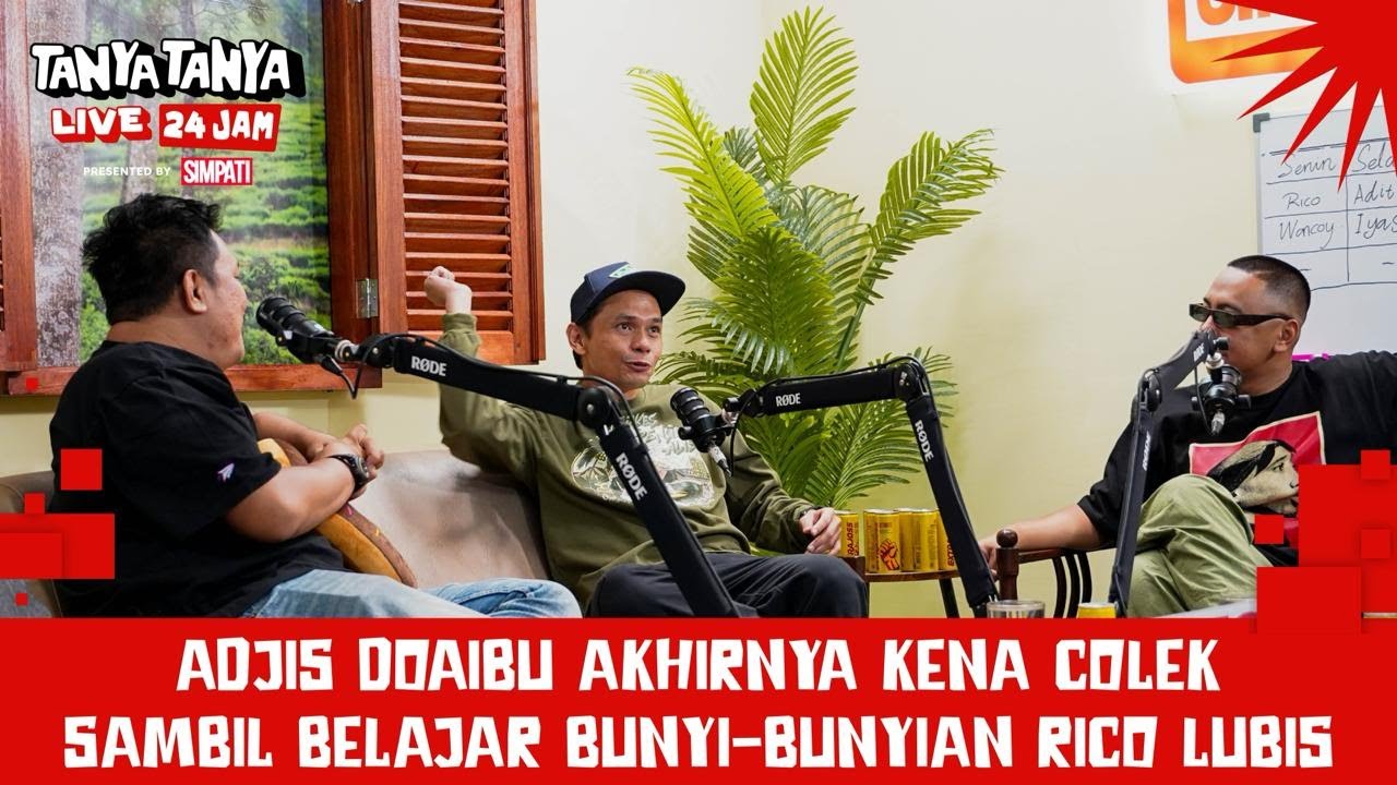 ADJIS DOAIBU BELAJAR BUNYI-BUNYIAN RICO LUBIS | TanyaTanya Live 24 Jam with Adjis Doaibu