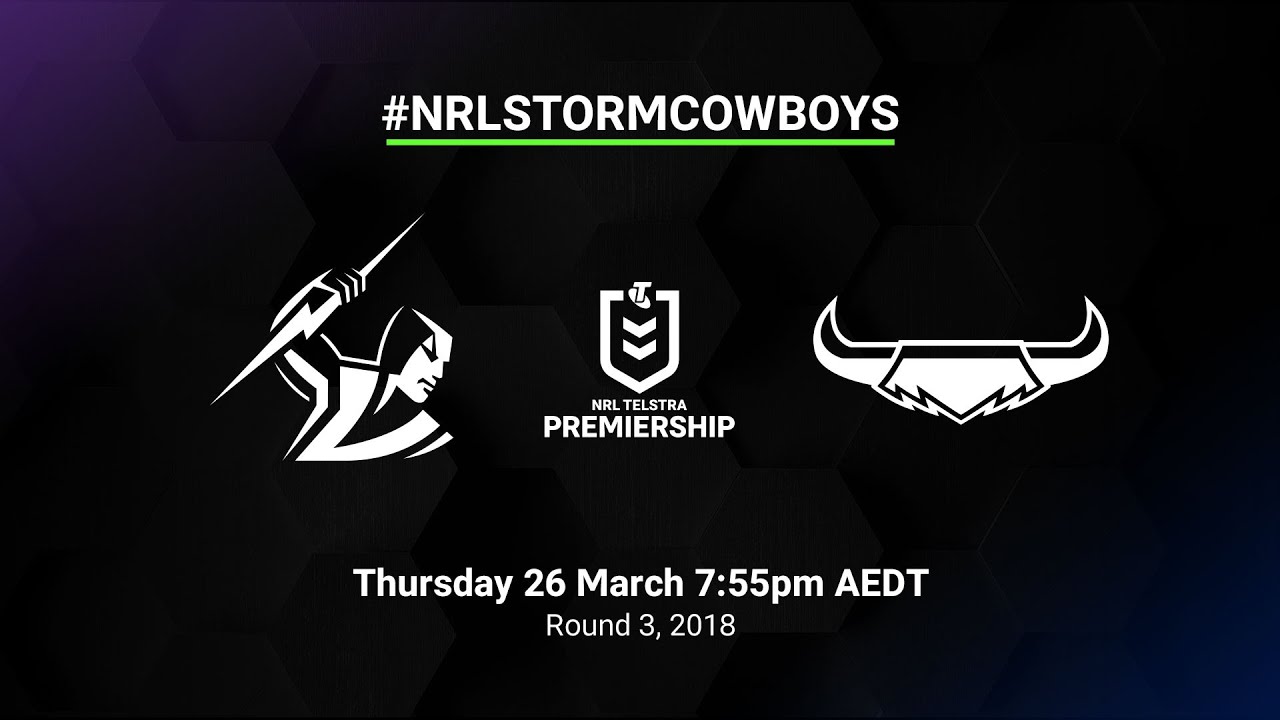 NRL Highlights | Storm v Cowboys | Round 3 2018 | Full Match Replay | NRL