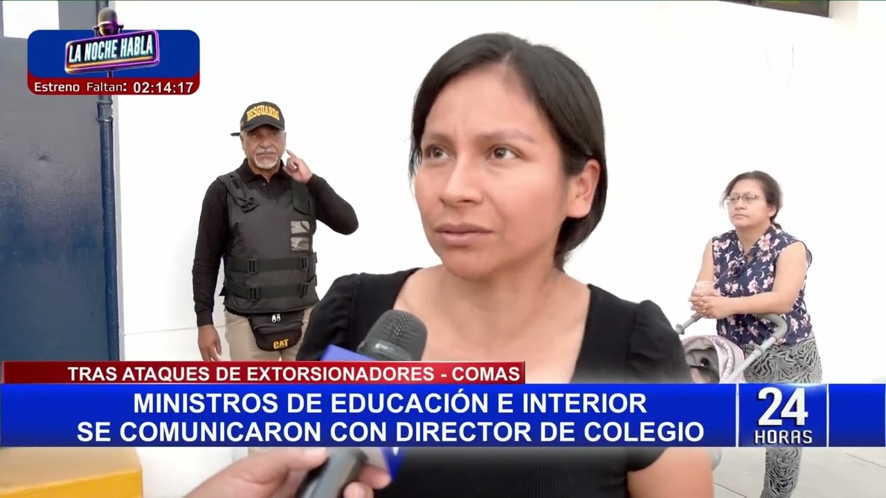 ¡Alarmante! Al menos 10 colegios privados en Comas han denunciado ser víctimas de extorsión