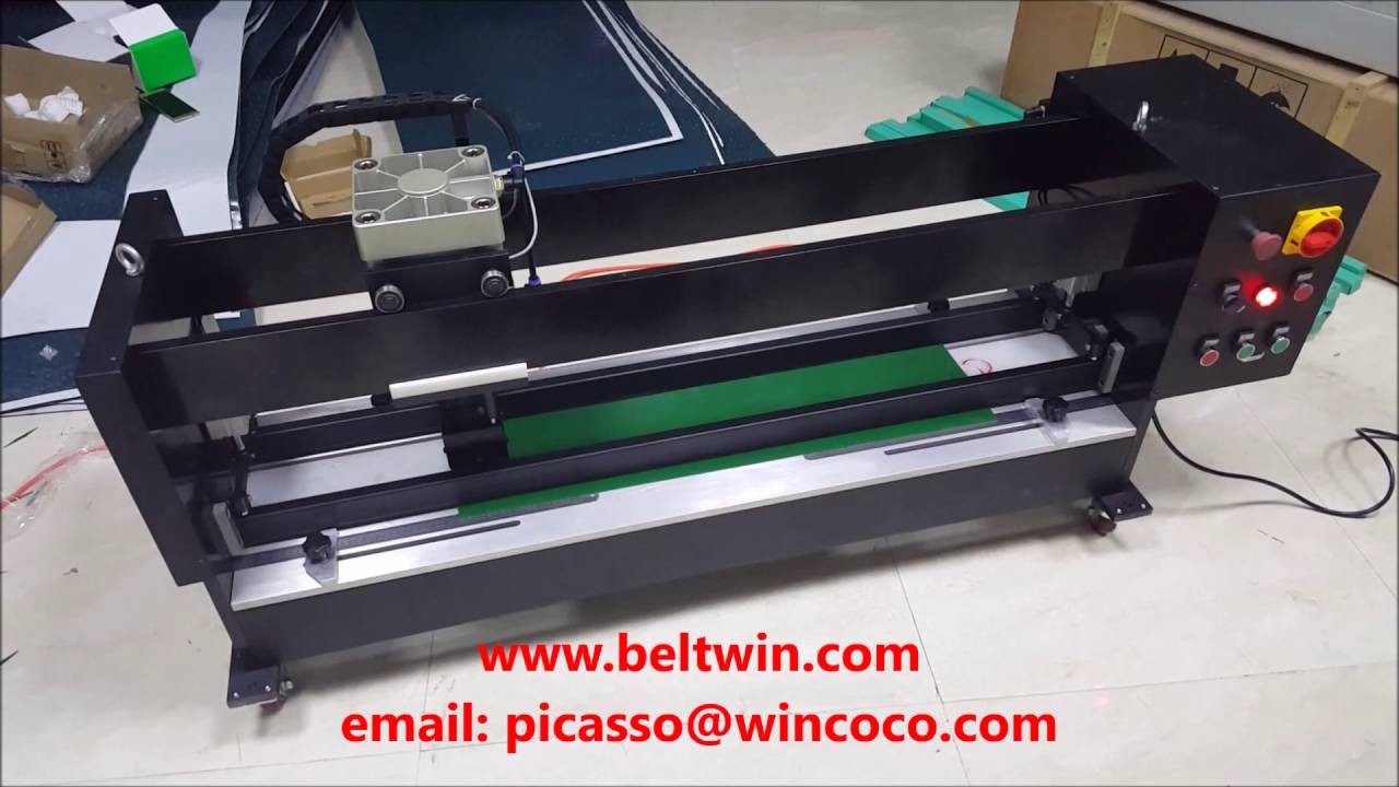 Beltwin Automatic PVC PU belt finger puncher cutting machine