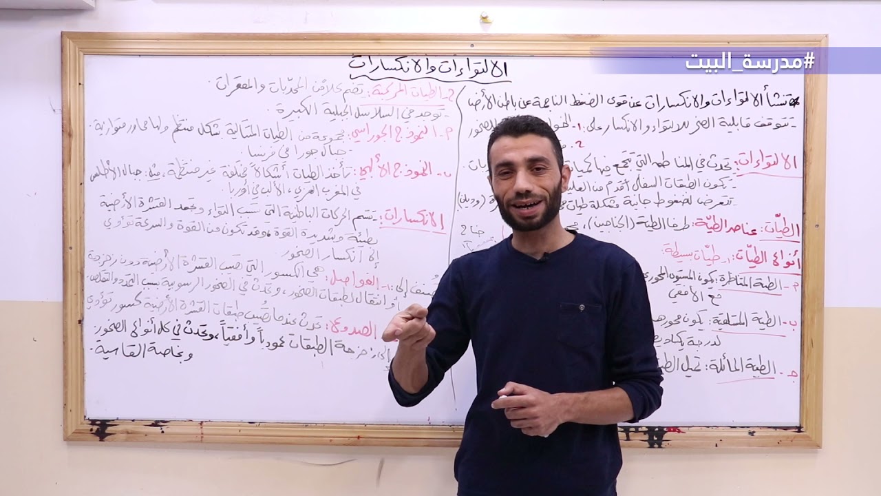 الصف 10   جغرافيا   الوحدة 2   الالتواءات والانكسارات