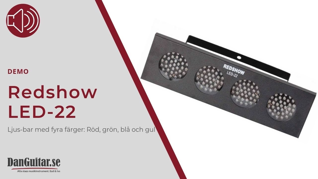Redshow LED-22 Redshow LED-22 bar ljuseffekt - DanGuitar.se