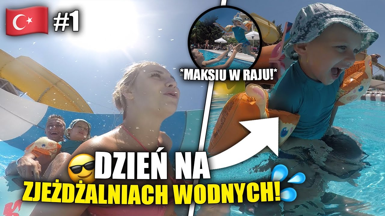 PIERWSZY VLOG Z TURCJI: NAJSZYBSZA ZJEŻDŻALNIA | SKOKI DO WODY ☀️💦