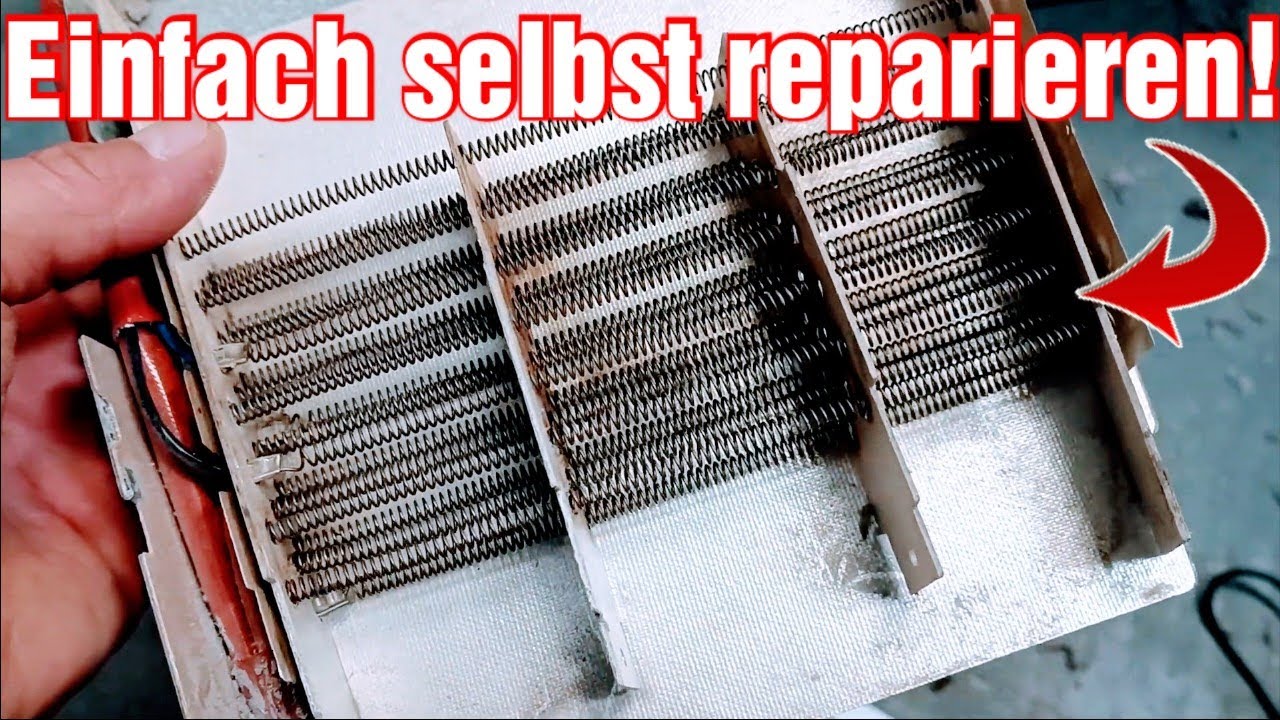 Privileg Trockner reparieren (Heizelement) Fi fliegt raus!